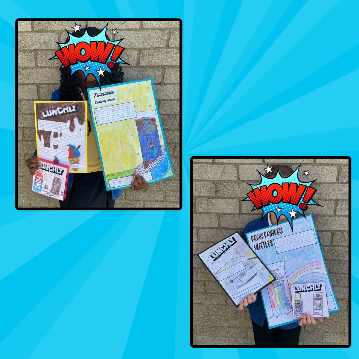 Tilery Primary (@tileryprimarysc) on Twitter photo Check out the amazing work by our Year 4! Complete with persuasive adverts for <a href="/Feastables/">Feastables</a> and <a href="/Lunchly/">LUNCHLY</a>
Wonder if <a href="/KSI/">ksi</a> <a href="/LoganPaul/">Logan Paul</a> or <a href="/MrBeast/">MrBeast</a> have any feedback?
<a href="/mrbeast_update/">MrBeast updates</a> <a href="/PrimeHydrate/">DrinkPrime</a> <a href="/prime_tracker/">PRIME Tracker</a> <a href="/Sidemen/">Sidemen</a>
#MrBeast #KSI #LoganPaul #Lunchly #Prime #Feastables Check out the amazing work by our Year 4! Complete with persuasive adverts for <a href="/Feastables/">Feastables</a> and <a href="/Lunchly/">LUNCHLY</a>
Wonder if <a href="/KSI/">ksi</a> <a href="/LoganPaul/">Logan Paul</a> or <a href="/MrBeast/">MrBeast</a> have any feedback?
<a href="/mrbeast_update/">MrBeast updates</a> <a href="/PrimeHydrate/">DrinkPrime</a> <a href="/prime_tracker/">PRIME Tracker</a> <a href="/Sidemen/">Sidemen</a>
#MrBeast #KSI #LoganPaul #Lunchly #Prime #Feastables