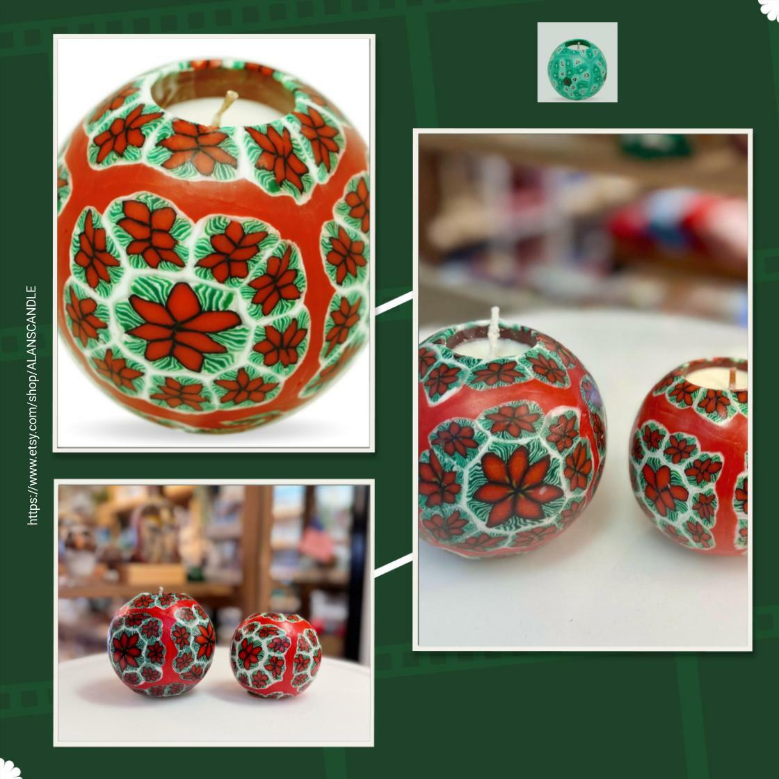 CandleAlan's tweet image. 🐣. Offer Xtras! Christmas Poinsettia Scented Sphere Candle, Unique Gift Ideas for Holiday Moms and Dads, Family and Friends, Weddings Party Idea Made in USA for $29.99 #HandmadeCandle #HolidayGift
