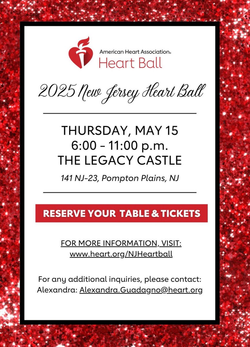 KevinHosein1's tweet photo. Join us at the American Heart Association NJ Heart Ball ❤️ #lifeiswhyNJ https://t.co/mllVb5lMWX