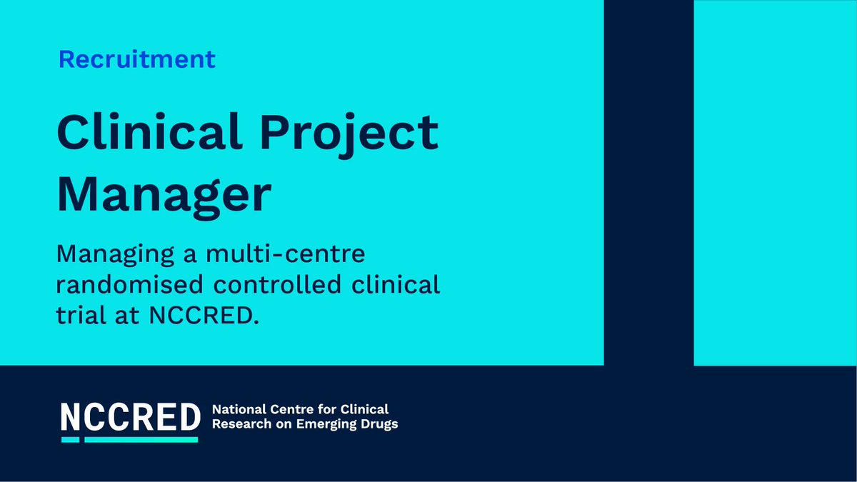 Do you want to support innovative research into treatments for emerging drugs?

We're recruiting for a Clinical Project Manager to manage a multi-centre randomised controlled clinical trial: external-careers.jobs.unsw.edu.au/cw/en/job/5293…