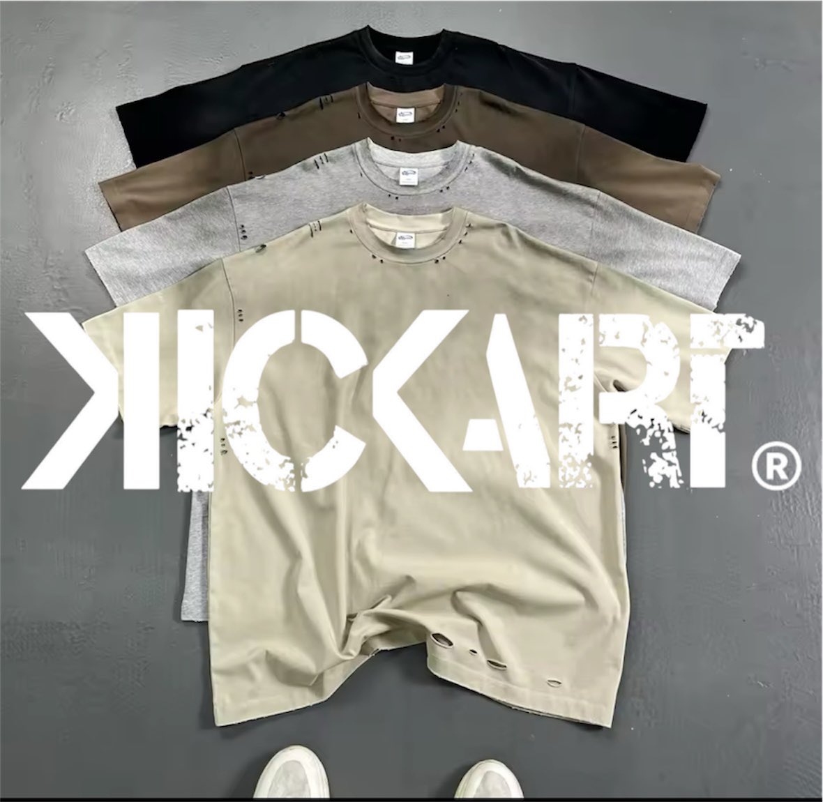 kickartstudios's tweet photo. We don’t do basic.
Our distressed tees hit different:

✔ 300 GSM heavyweight cotton
✔ Streetwear-ready oversized fit
✔ Raw details &amp; pigment-washed tones
✔ Made for DTG, embroidery, screen printing

Put in for wholesale quote @ https://t.co/br3Cs07k6d https://t.co/xT8srJ8brH