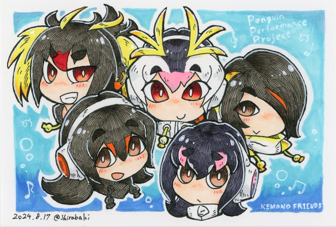 #上手いとか下手とかそういうのは関係なく自分が気に入っている絵 アナログ楽しぃぃって再認識しながら描いたのもあってお気に入りなやつ 