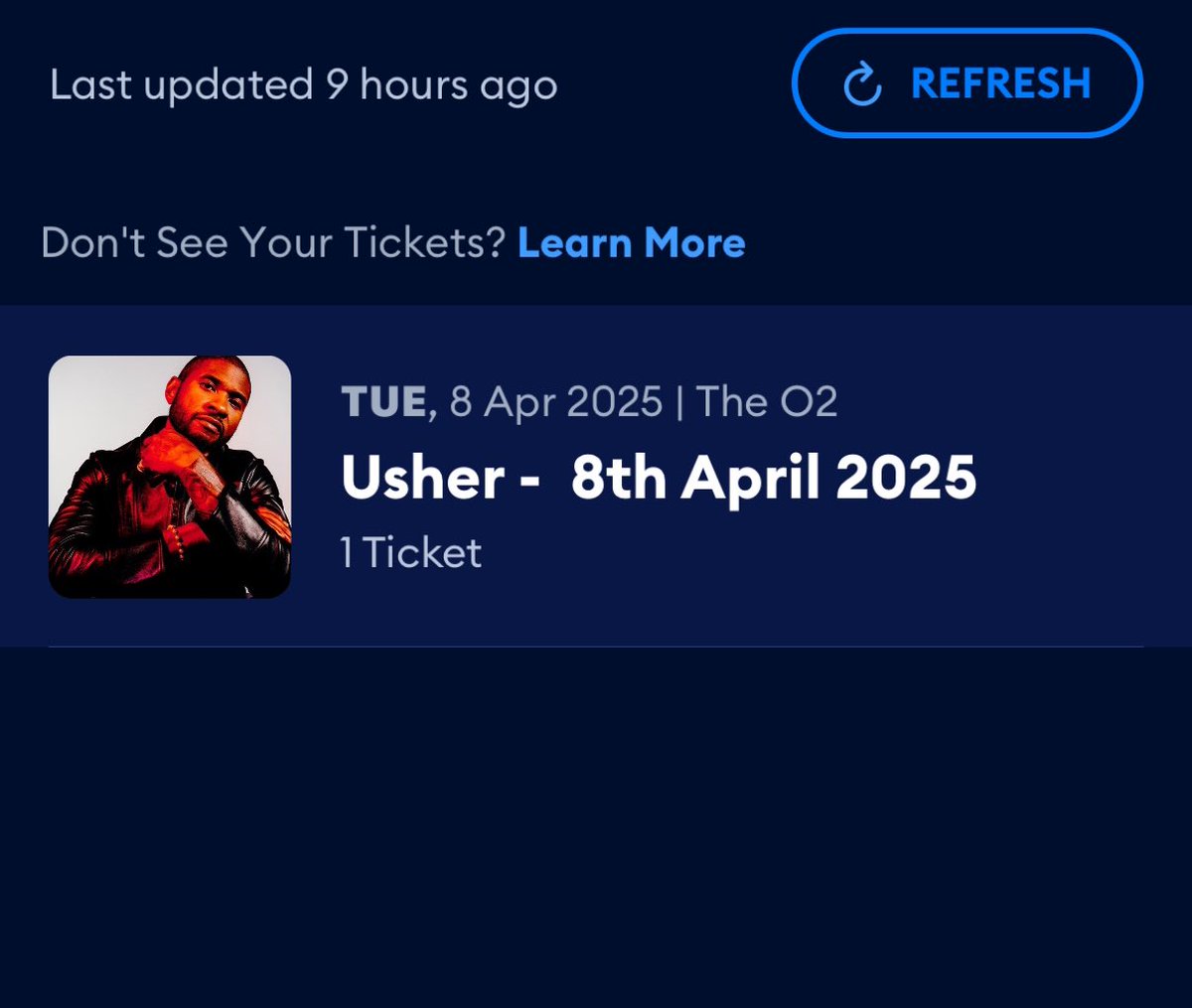 kbchesca's tweet photo. 1x USHER SEATED TICKET FOR SALE APRIL 8TH 2025 https://t.co/dcHNE9Lm8B