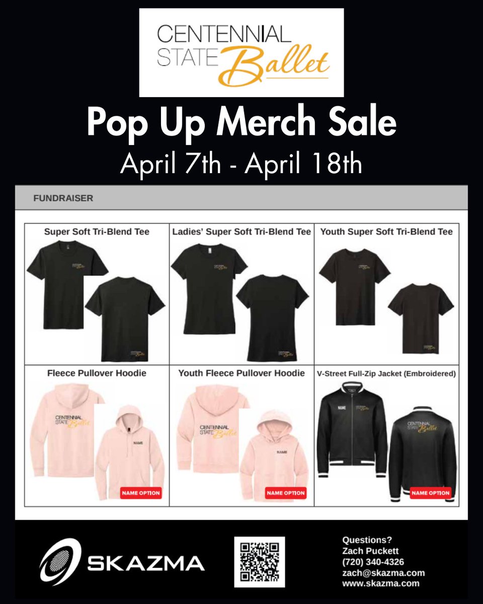 Mark your calendars! 🗓️ CSB's Merch sale with Skazma starts April 7th (in 2 weeks!) and ends April 18th. Come back to our instagram for more details on April 7th!