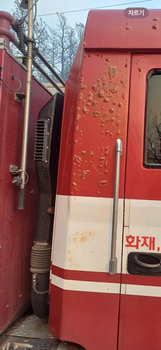 친한 동료가 산불지원 다녀온 뒤에, 나 순직할 뻔했어 라고 하길래 농담하는 줄 알았다. 차 구워진 거 보고 농담이 아니란 걸 알았다. 비 내리고 불이 잡히면 친구를 집에 불러야겠다. 살아줘서 고맙단 말은 간지러우니 돼지고기나 실컷 구워서 먹여야겠다.