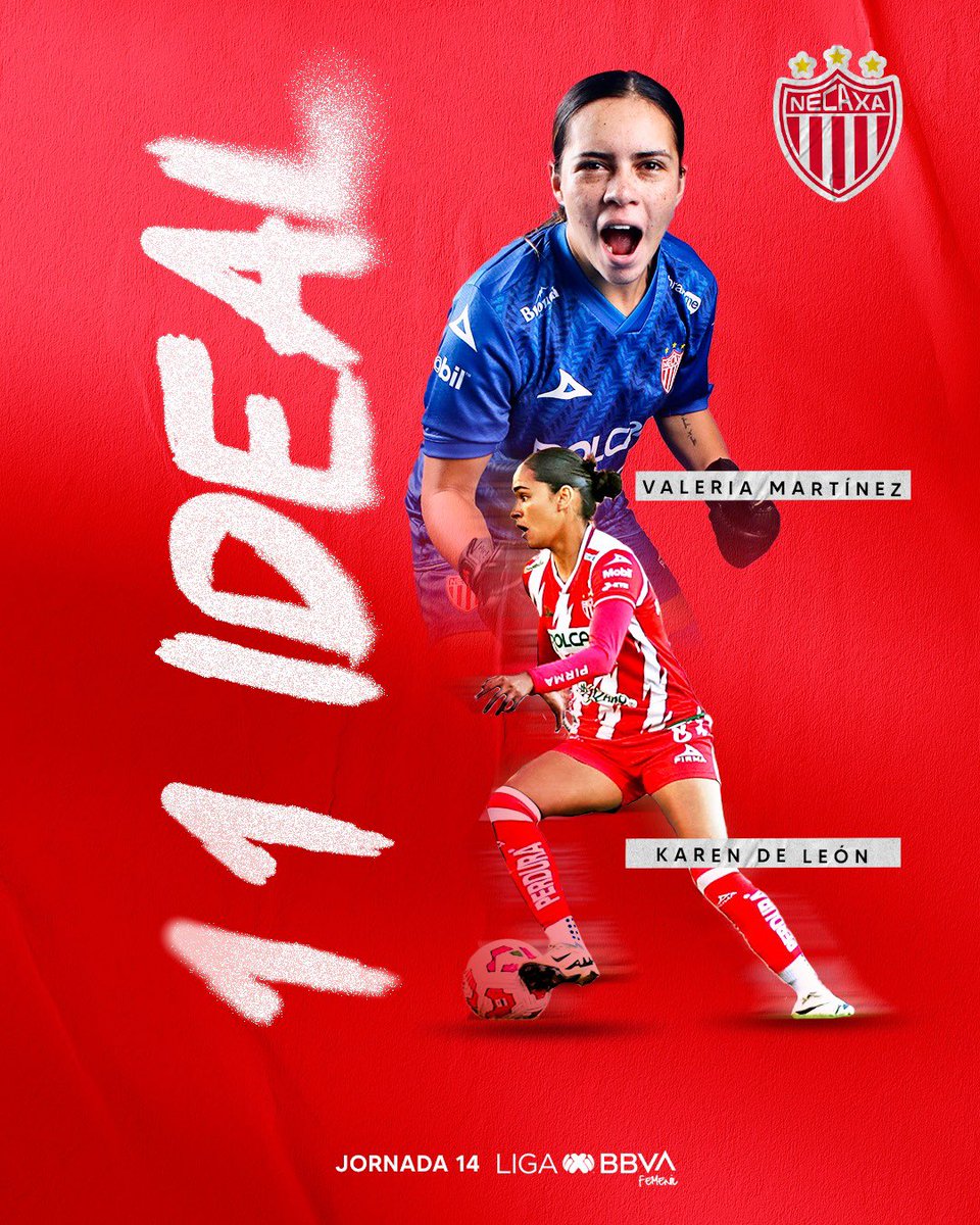 ¡Las Centellas nuevamente con presencia en el XI Ideal de la <a href="/LigaBBVAFemenil/">LigaBBVAFemenil</a>! 💪😎

<a href="/karendeleonp/">Karen de Leon</a> y <a href="/vale_maguirre1/">Vale.maguirre1</a> dentro de lo más destacado de la fecha 14… ¡Venga, Centellas! ⚡️