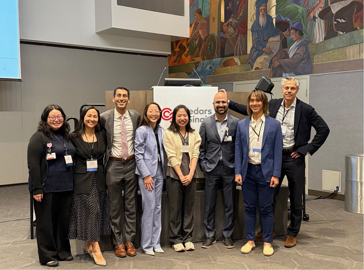 Now that AI anime is trending… here’s the Cedars GI motility MDs in one frame!
Left➡️right: Drs. Huang, Lim, Kamboj, Chang, Wongjarupong, Rezaie, Chan, and Pimentel