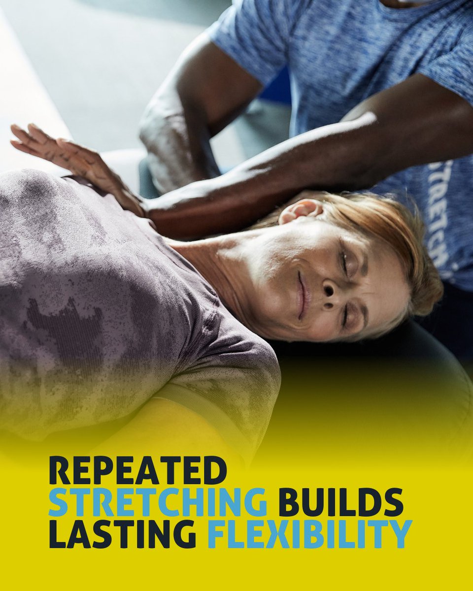 Stretchzoneelp's tweet image. Your muscles store memories! Repeated movements create muscle memory, making stretching easier over time.

#StretchZone #FlexAbilityForLife #LiveTheMovement #AssistedStretching #FeelTheStretch #StretchWorkPlayRepeat #MoveBetterLiveBetter #RecoveryAndPerformance #StayFlexible...