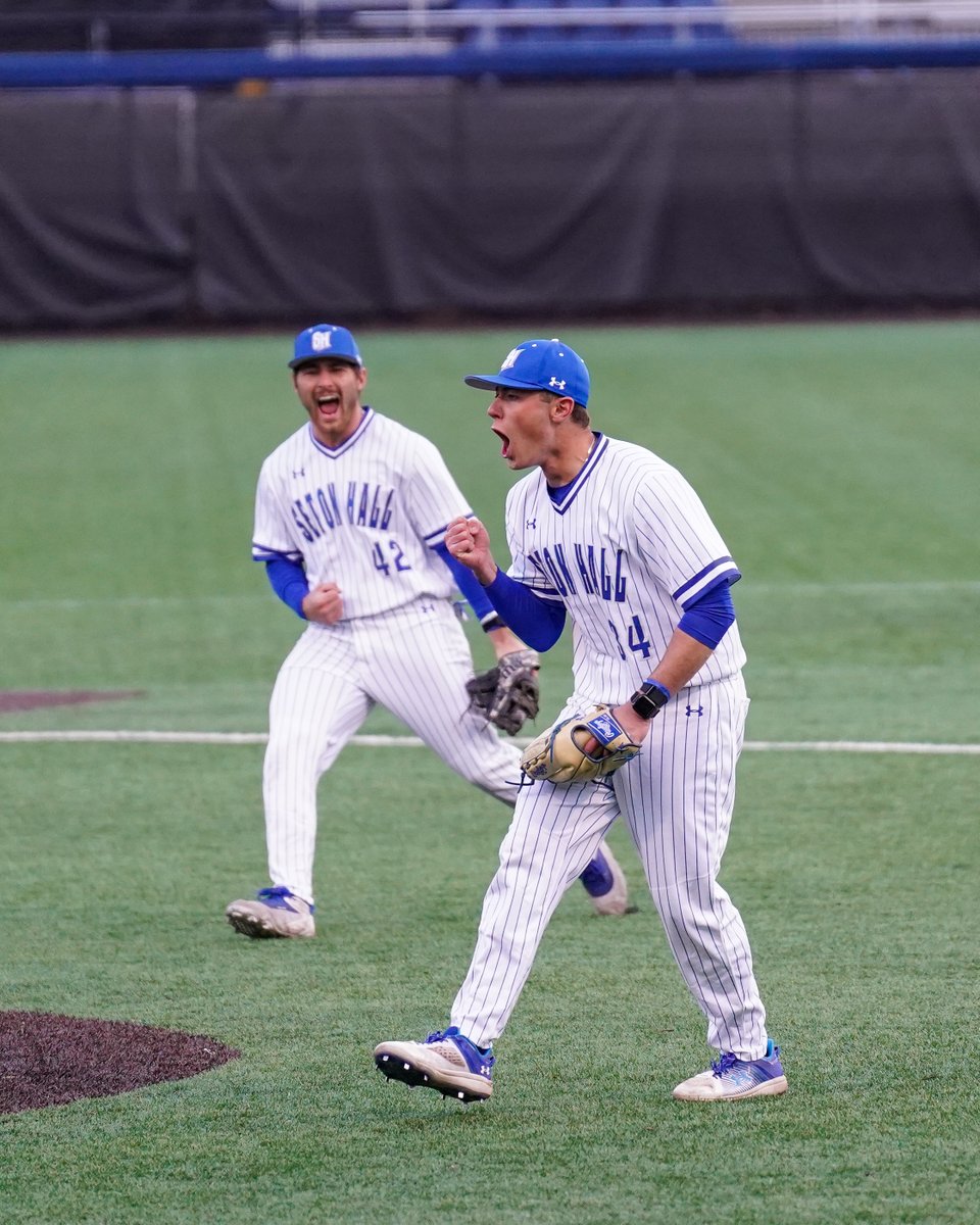SHUBaseball's tweet image. Dylan Pacheco and Connor Byrne HOW DOES IT FEEL🔥

#HALLin🔵⚪️ #NeverLoseYourHustle
