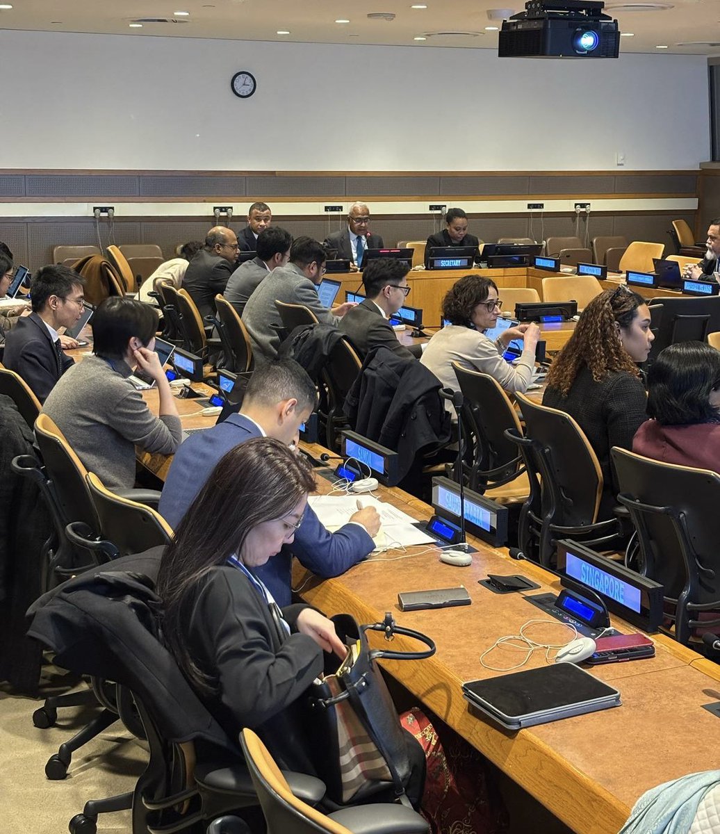 FijiMissionUN's tweet photo. Great and historic opportunity for Fiji 🇫🇯 HE @AFTarakinikini to Lead the #APGGroup this March as Chair,coordinating the Group matters from statements, elections etc for such a very busy month. Today we had a successful coordination meeting to round off the month on a high, as we pass on the baton to Amb Yojna Patel @IndiaUNNewYork!