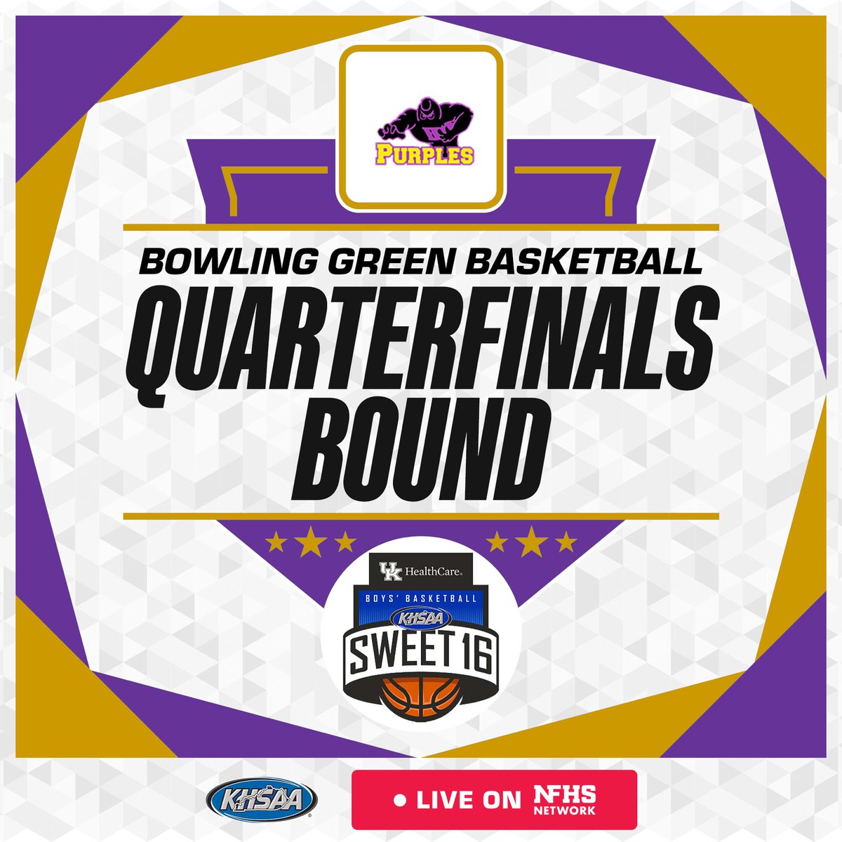 BG Purples Athletics (@bgpurplesath) on Twitter photo ๐ <a href="/PurplesHoops/">Bowling Green Purples Basketball</a> ELITE 8 tickets are available on our bghssports.com site and our bgreen.kyschools.us district site! See you FRIDAY! Go Purples! ๐ ๐ <a href="/PurplesHoops/">Bowling Green Purples Basketball</a> ELITE 8 tickets are available on our bghssports.com site and our bgreen.kyschools.us district site! See you FRIDAY! Go Purples! ๐