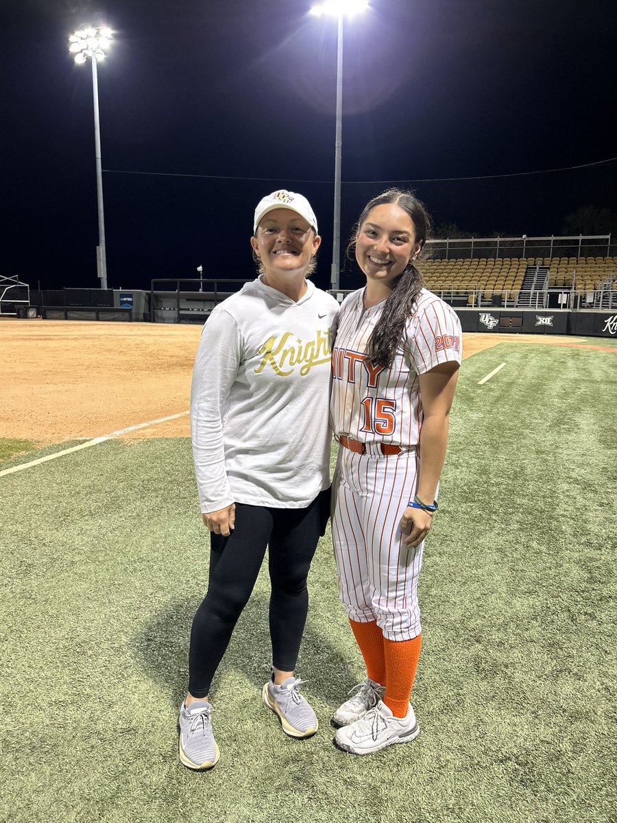 I would like to thank <a href="/UCF_Softball/">UCF Softball</a> and coaches <a href="/CoachBallMalone/">Cindy Ball-Malone</a>, @noahsanders, <a href="/cbernabe7/">Christian Bernabe</a>, <a href="/SPestrak/">Stacie Pestrak</a> for an amazing and productive camp. I had so much fun not only playing softball but getting to know the coaches. I can’t wait to be back! 💛🖤 

<a href="/S_McHale12/">Shawn</a> <a href="/NJUnityMchale/">NJ Unity 16U Torres/McHale</a>