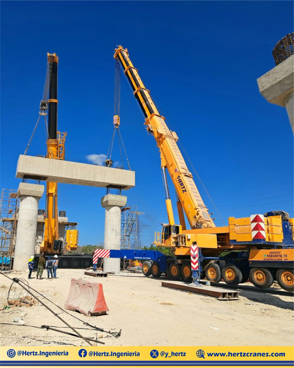 Si tienes dudas sobre cómo ejecutar maniobras exitosas con grúas, te ayudamos y brindamos la seguridad que necesitas ofreciéndote:
- Grúas certificadas.
- Desarrollo de Ingeniería.
- Asesoría y seguimiento en todas las fases del servicio.
¡CONTÁCTANOS!😉
hertzcranes.com