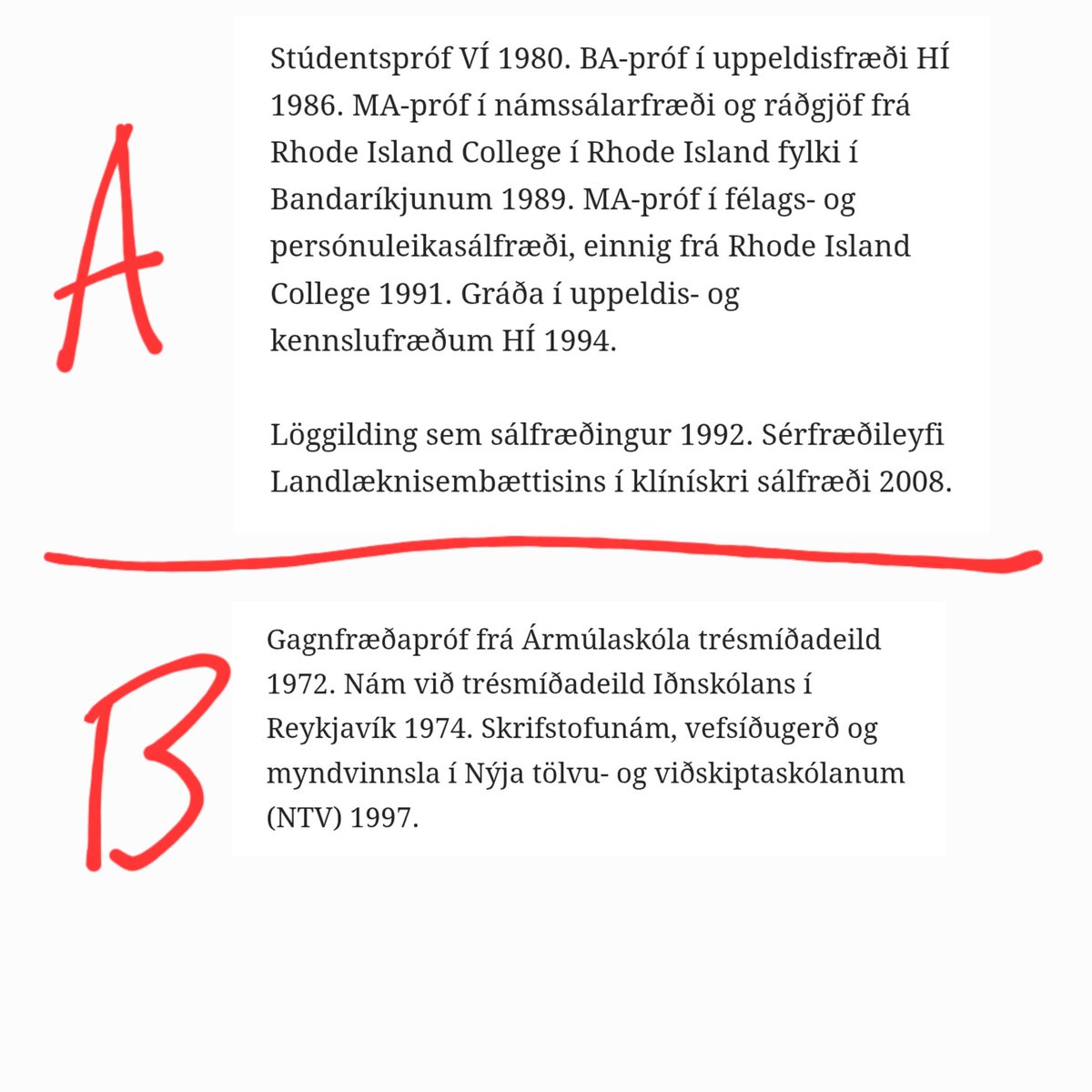 Inga Sæland gat valið á milli tveggja þingmanna til að vera Barna og Menntamálaráðherra... 

Las eflaust ferilskrá og svoleiðis... og flippaði svo bara gömlum tíkalli upp í loftið og vonaði það besta eða?