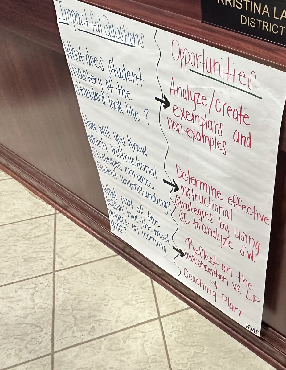 School and district leaders working together to examine the role of student work analysis in strengthening teacher instructional practices through reflective coaching. #NIETteach <a href="/AllenDistrict/">Allen Parish School Board</a>