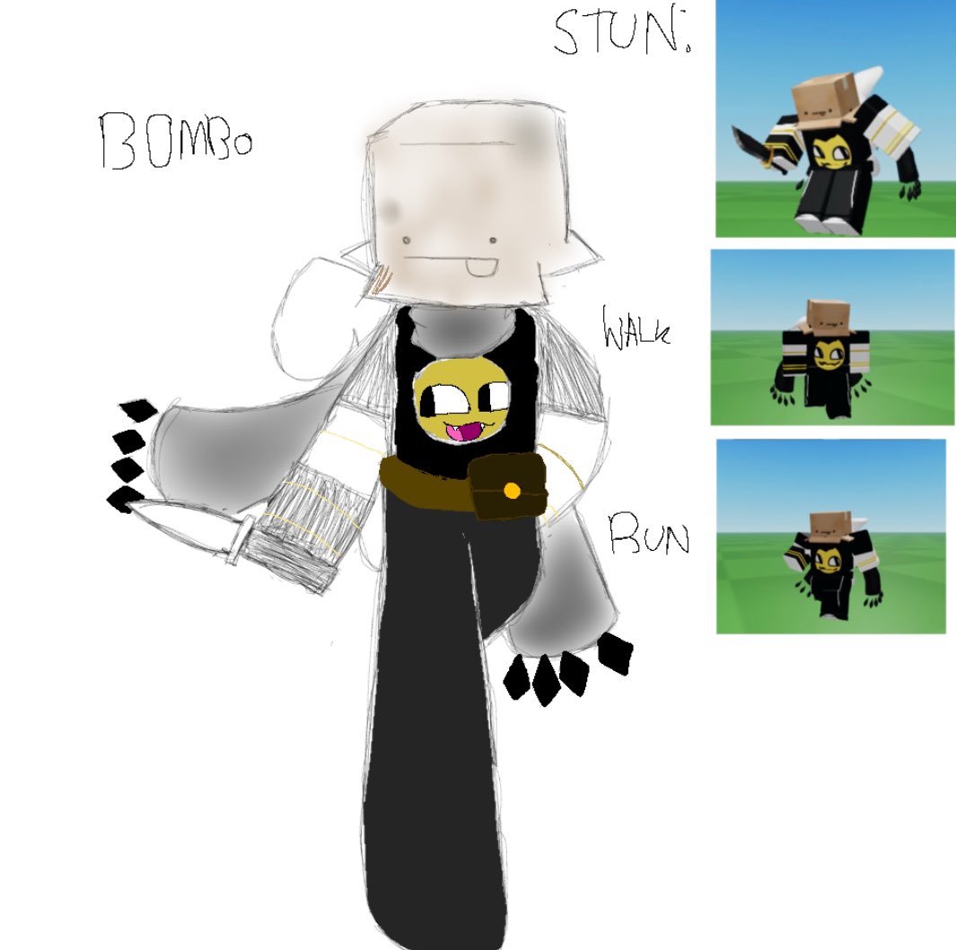 Toffee_arts's tweet photo. IT'S DONE!!!  (His name is b0mbo!) https://t.co/LasBNGMqwZ