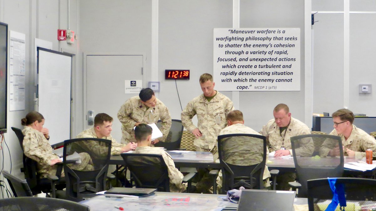 AMWC 2-25 students dive into modern warfare with a Tactical Decision Game on the Battle of Antonov Airport. Key takeaways include rapid response, decisive actions, and the importance of adaptability in dynamic environments.

#USMC #MCTOG #AMWC #Marines #ManeuverWarfare #Antonov
