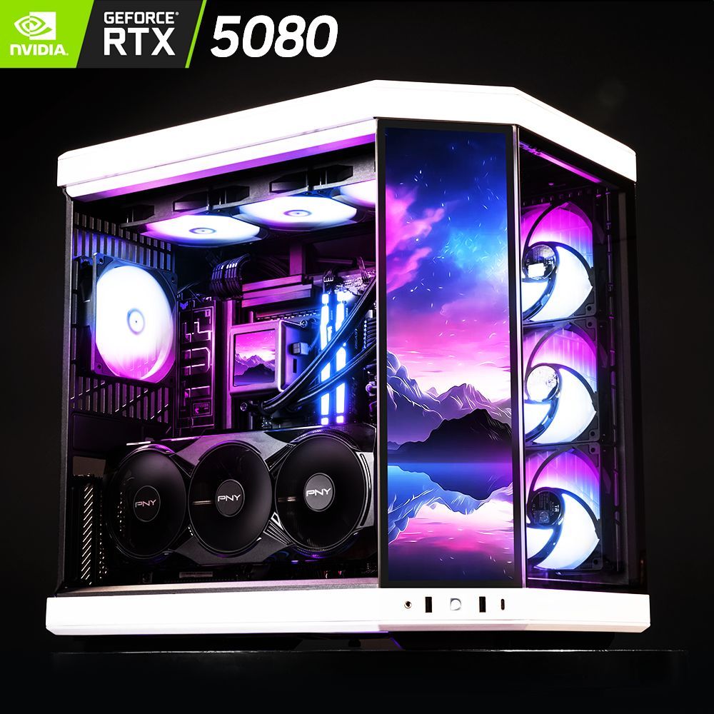 METAPCs's tweet photo. Not all PCs are built equal. These? These are META. 💀🔥

🖥️ Built by pros
🎮 RTX 50 Series cards in stock
💡 Customizable lighting
📦 Ships next biz day (on select models)
🛡️ Lifetime Support Warranty

Which one’s your favorite? 👇
