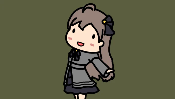 コスプレするこなーさん。 