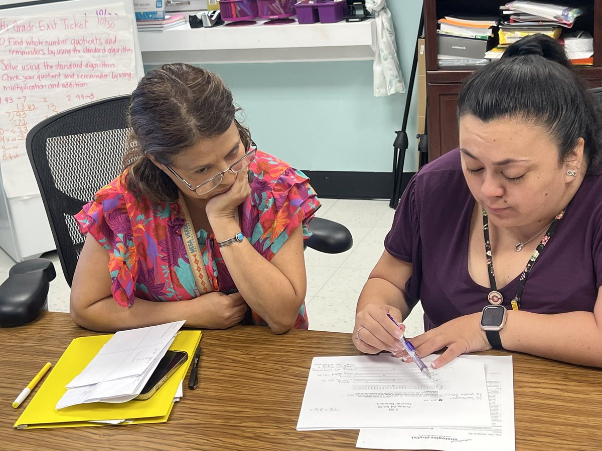 Way to go 3rd-grade team!  Today during PLC they were engaged, collaborated, rehearsed the reteach, and model  Lead4ward strategies.  They even had a little fun - look at those smiles.  Love the dedication and commitment to student success. <a href="/LomaParkES/">Loma Park Elementary</a>