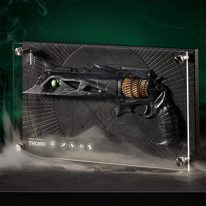 These are three exotics you'll want to leave at home.

Decorate your gaming space with the Destiny Exotic Armory Collection, featuring Gjallarhorn, Ace of Spades, and Thorn!

Gets your today on the Bungie Store: bungiestore.com