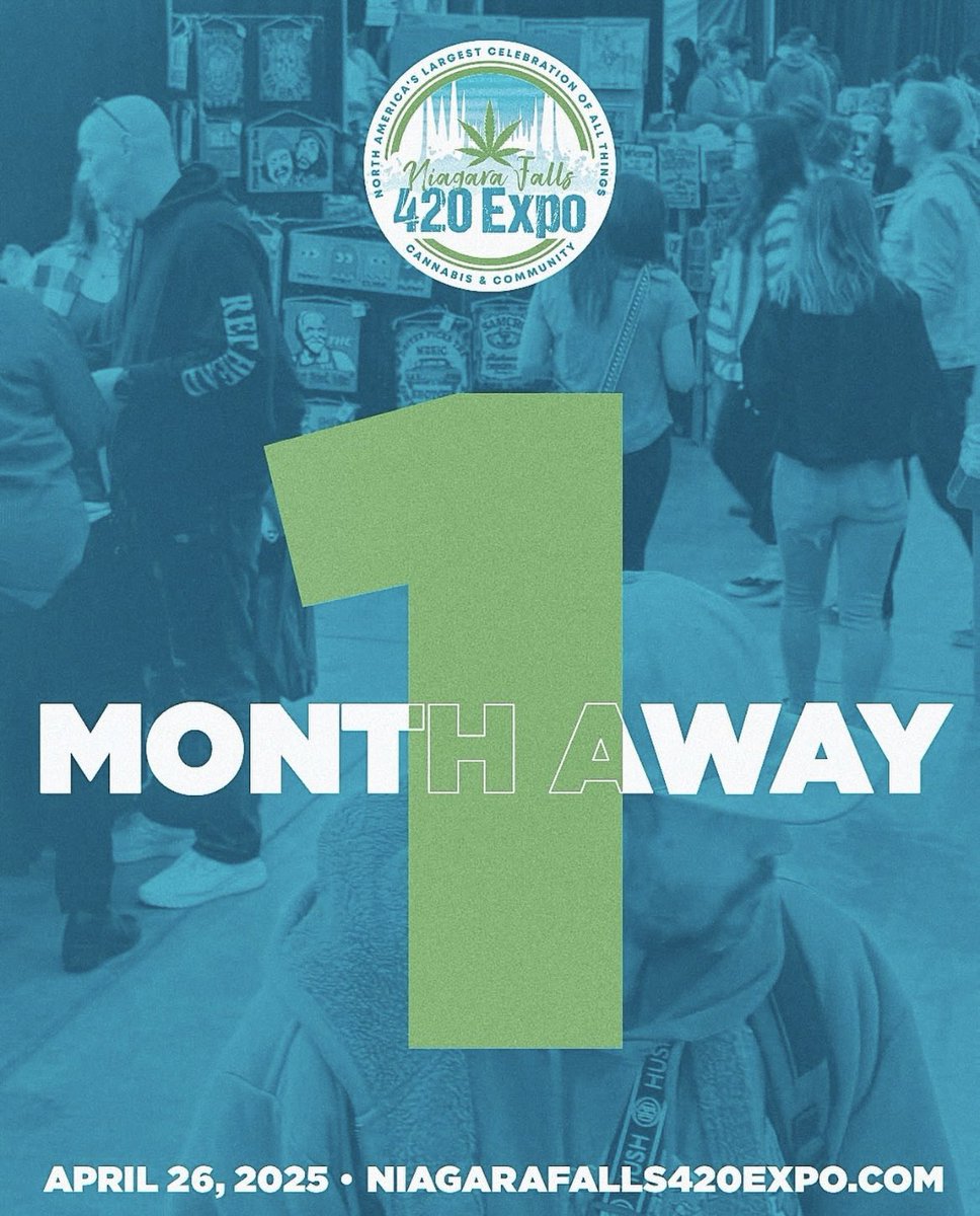 The countdown is on—Niagara Falls 420 Expo is just ONE MONTH AWAY! 🚨

Don’t miss out on the ultimate 420 celebration, packed with exhibitors, entertainment, and good vibes. You’ve still got time to grab your tickets—get yours now at niagarafalls420expo.com! 🔗