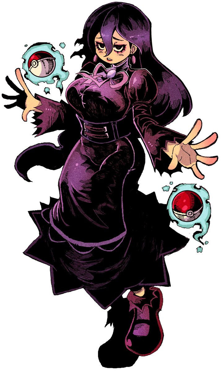 Old or New Hex maniac ? #マンガ #イラスト #pokemon