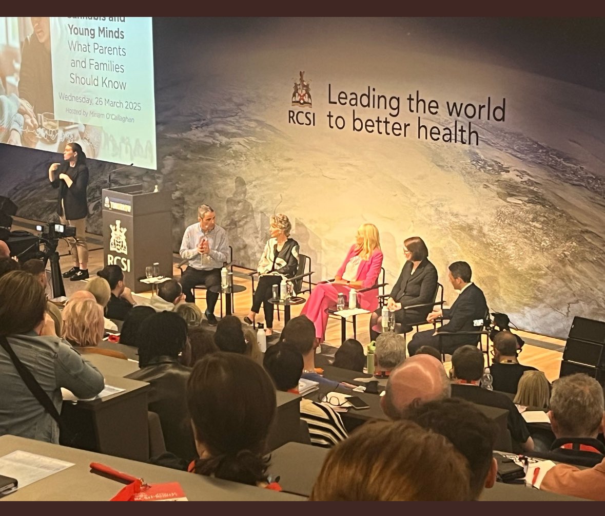 Miriam O'Callaghan (@miriamocal) on Twitter photo An honour tonight to MC this important <a href="/RCSI_Irl/">RCSI</a> #myhealth session on Cannabis&Young Minds,over 500 in attendance at a free event-a privilege to interview <a href="/laurastack/">Laura Stack</a> Prof Mary Cannon, Prof Colin O Gara (sounds exactly like his equally fab brother <a href="/RonanOGara10/">Ronan O Gara</a> )Norman Delanty. An honour tonight to MC this important <a href="/RCSI_Irl/">RCSI</a> #myhealth session on Cannabis&Young Minds,over 500 in attendance at a free event-a privilege to interview <a href="/laurastack/">Laura Stack</a> Prof Mary Cannon, Prof Colin O Gara (sounds exactly like his equally fab brother <a href="/RonanOGara10/">Ronan O Gara</a> )Norman Delanty.