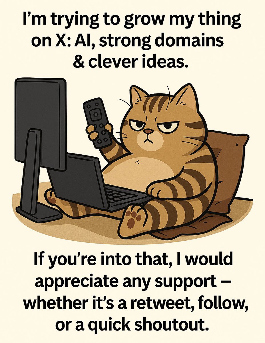 MH2025_Official's tweet image. #VisionDriven #DigitalRealEstate #AIX
#AICommunity #TechTwitter #Branding
#DomainNames #FutureOfTech
#StartupIdeas #DigitalAssets #BuildInPublic #followforfollow #support