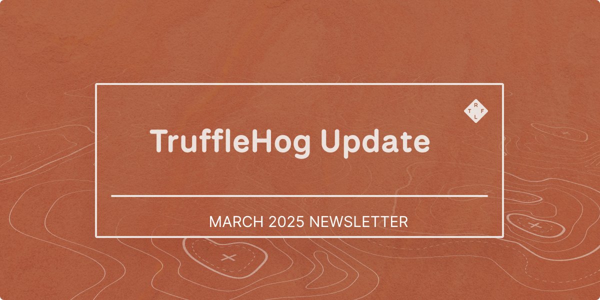 trufflesec's tweet image. 🐷Want the latest on TruffleHog, security research, news, and events? 🔐
Stay up-to-date with our newsletter.
🔗 Sign up here: trufflesecurity.com/newsletter