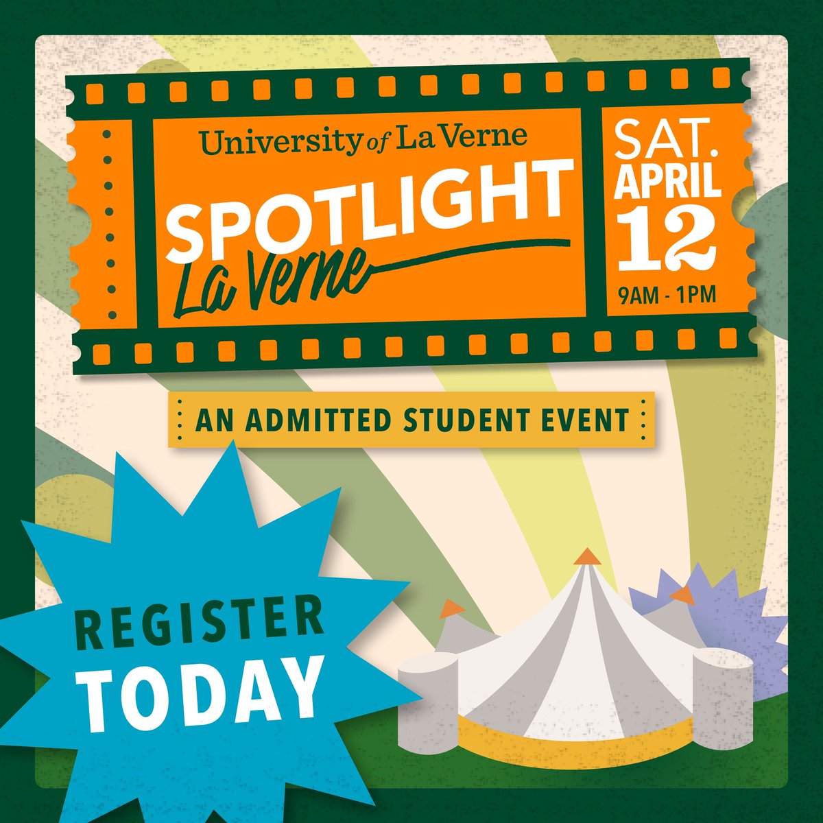 🐾Future Leopards, your moment is here! 

Spotlight 2025 is your chance to explore campus life, discover career pathways, and walk away with ULV swag &amp; prizes ⭐️

Register Here: laverne.edu/event/spotligh…

#Spotlight2025 #ULV