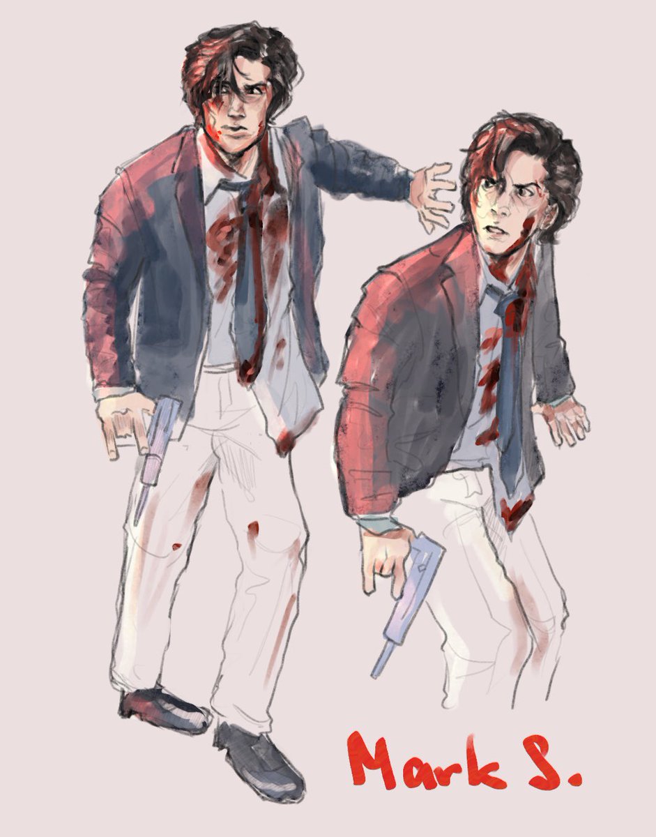 some very quick Mark S. sketches since I was obsessed with how he looked at the end😩

#severance #Severancefanart