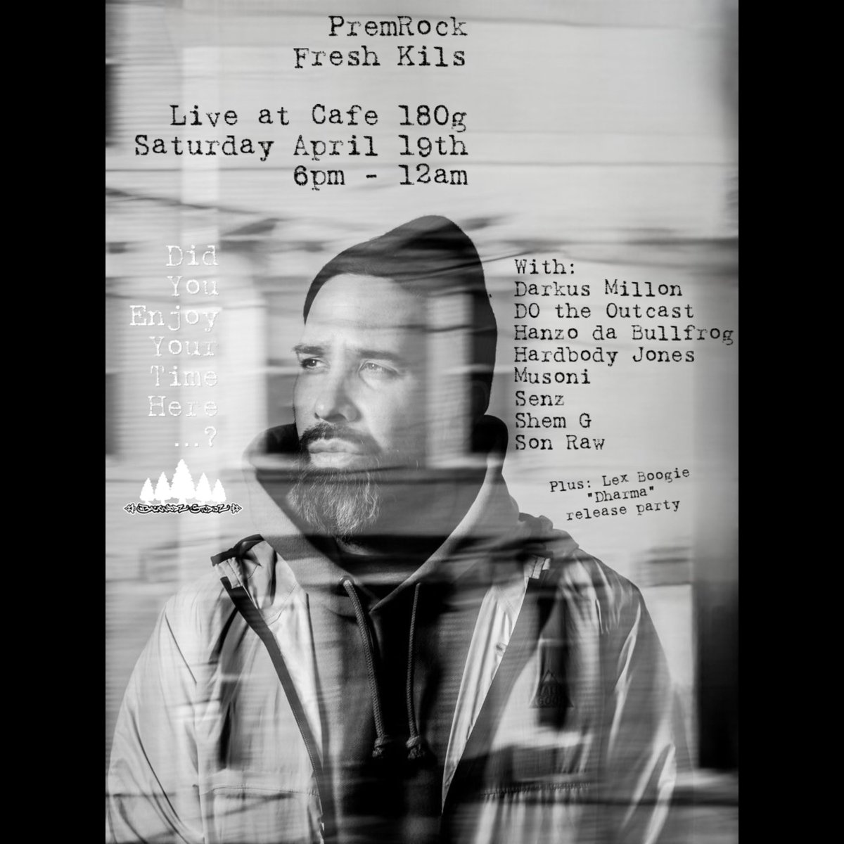 SseennzzBeats's tweet photo. Live in Montreal at cafe 180g - April 19th
@PlanetPremRock 
@freshkils 
@marcus_dillon 
@DOTheOutcast 
@looseblumpkins 
@Mus0Ni 
@ShemGordo 
@SonRaw 

Plus @LexBoogie Dharma release party https://t.co/9VrrfrKBQu