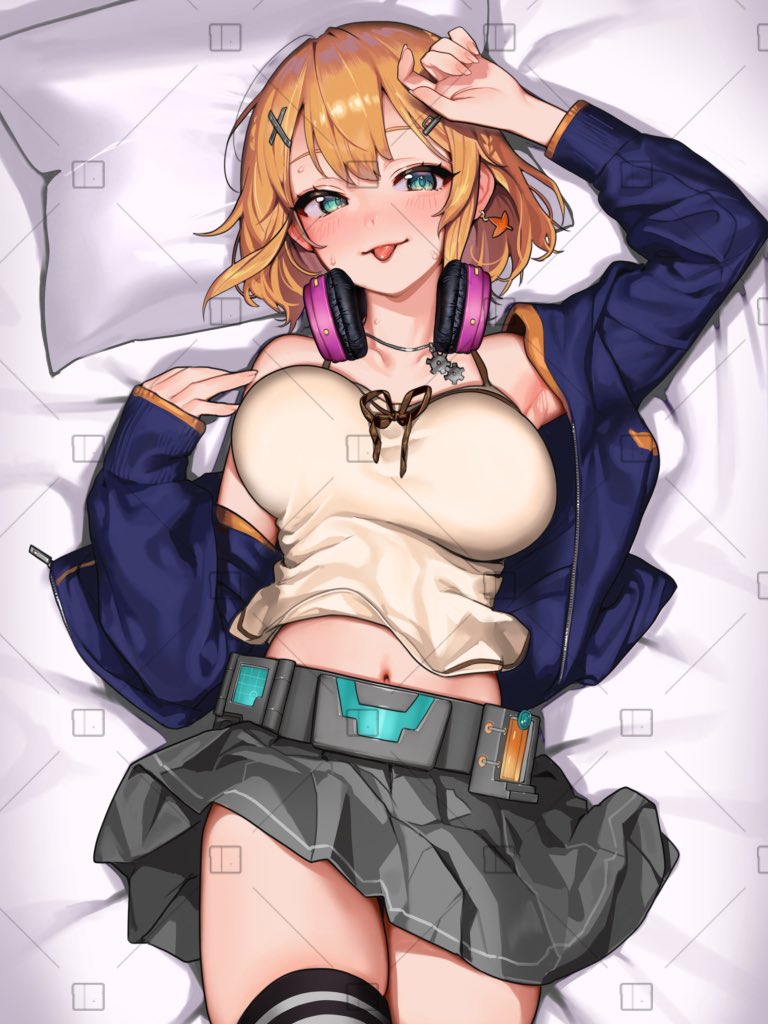 こちらが描かせて頂いた個人Vtuber様、依頼主様オリジナルキャラのイラストの一部です