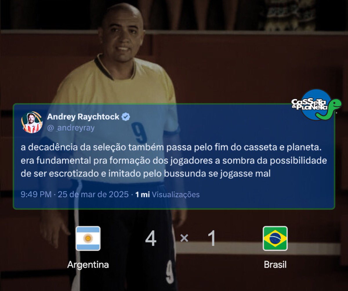 casseta's tweet photo. Concordam?

#SeleçãoBrasileira #Argentina #Brasil #datafifa https://t.co/GHFH3ZQ7XQ