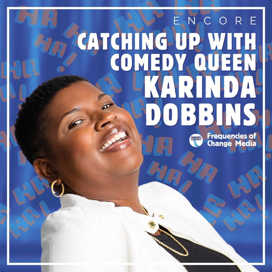 ENCORE 🎙️ We're revisiting our episode with comedy queen Karinda Dobbins just after she released her CD, Black and Blue. From trap yoga and lesbian weddings, Karinda catches us up. Listen now: focmedia.org/2025/03/catchi…