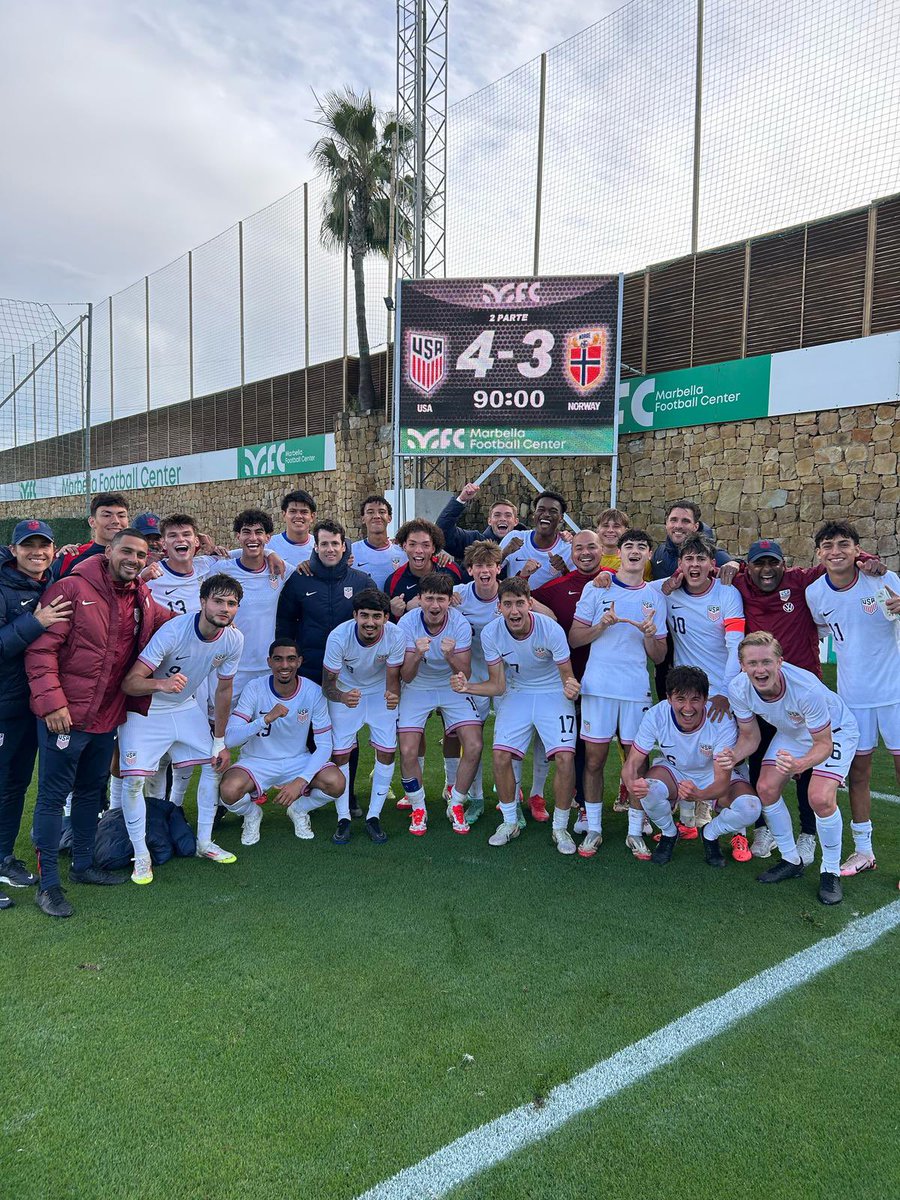 It has been a really valuable experience to be part of the coaching staff for the U18 USMNT camp in Marbella. So much talent and a bright future ahead for the country. Wearing this badge is both an honor and a responsibility!🇺🇸