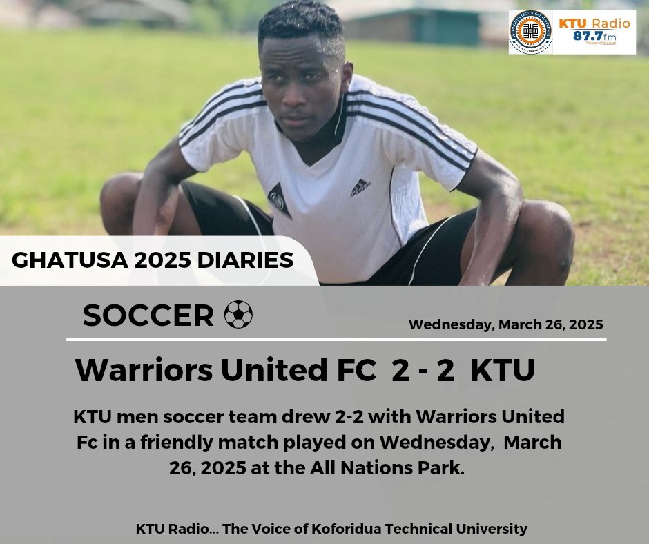 KTU Radio 87.7fm (@877kturadio) on Twitter photo #KTURadioSports #SportsBits #SportsLab #GHATUSA25 #CapeCoast #KTURadioSports #SportsBits #SportsLab #GHATUSA25 #CapeCoast
