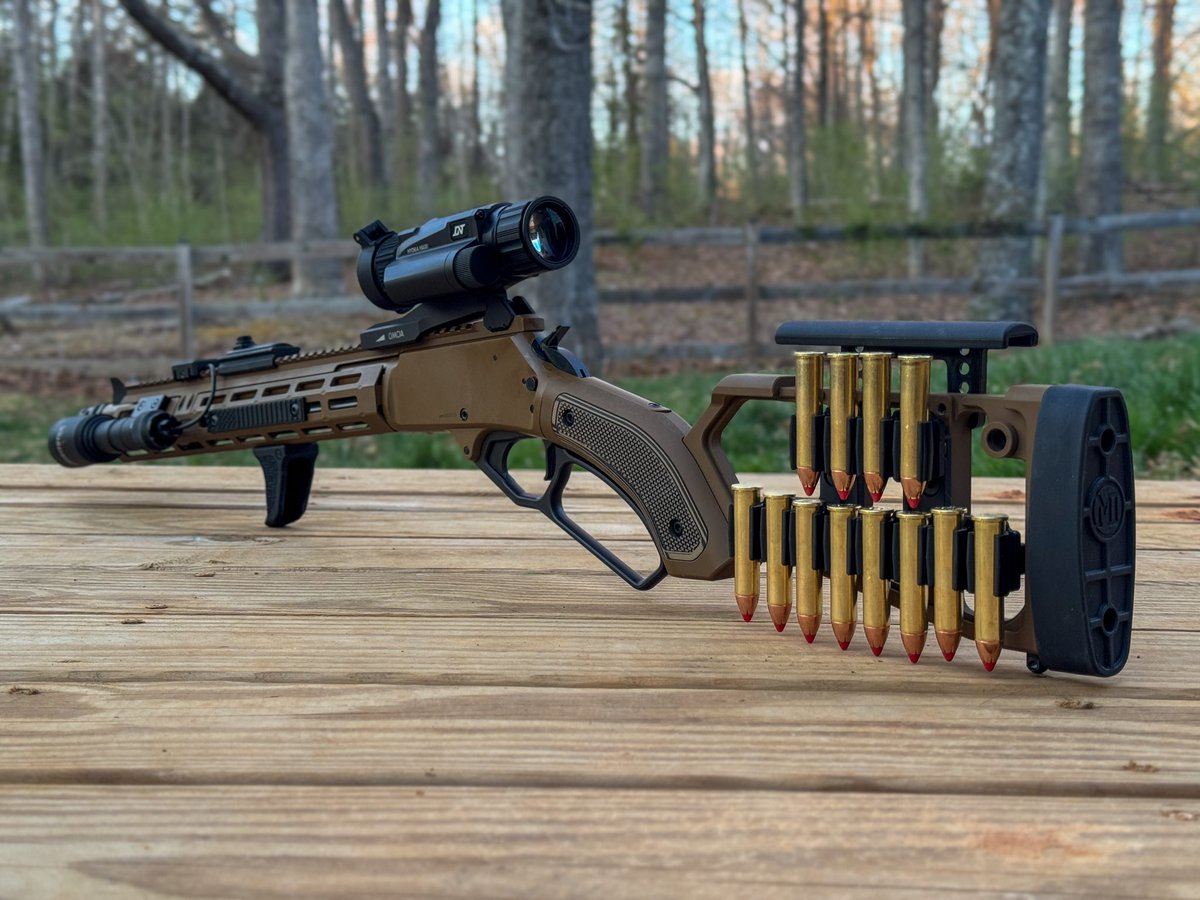 RonnieAdkins's tweet photo. What a beautiful build in partnership with @madpigcustoms, @MidwestIndinc, and @silencerco (not yet arrived). 

I just couldn’t wait to share it. Marlin 1895 chambered in my favorite Government, the 45-70. https://t.co/1onhdrvxxI