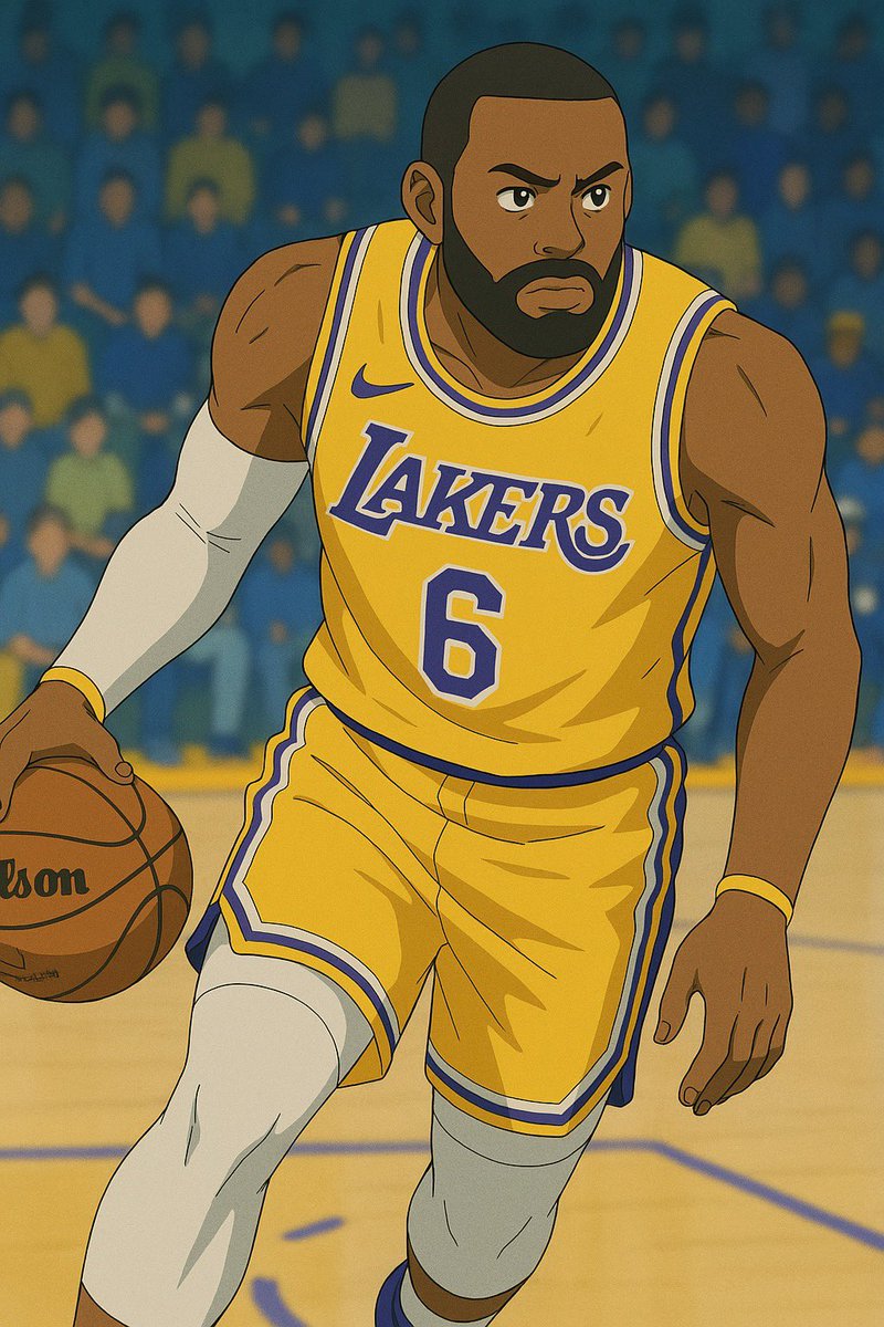 DevInTheLab's tweet photo. The NBA  in the ghibli multiverse … would be a fire anime https://t.co/WNUEL17Dro