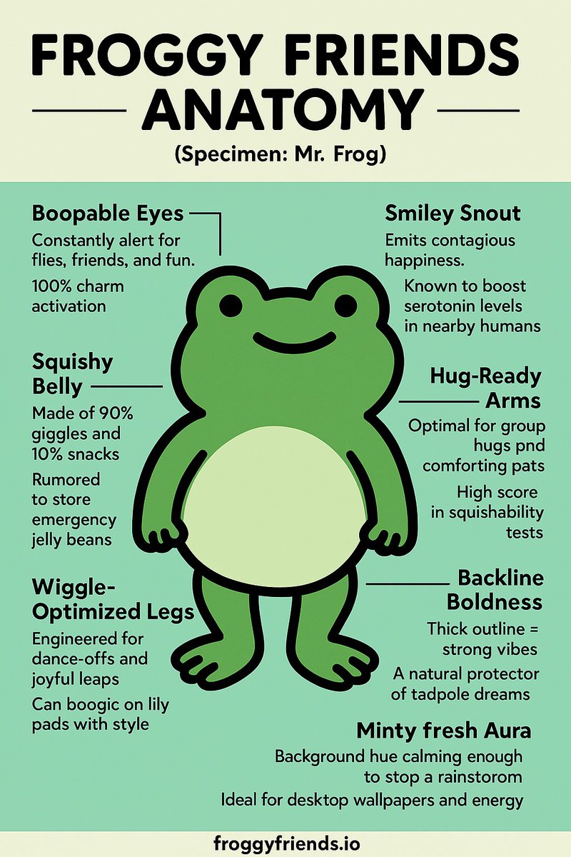 Froggy Friends Anatomy