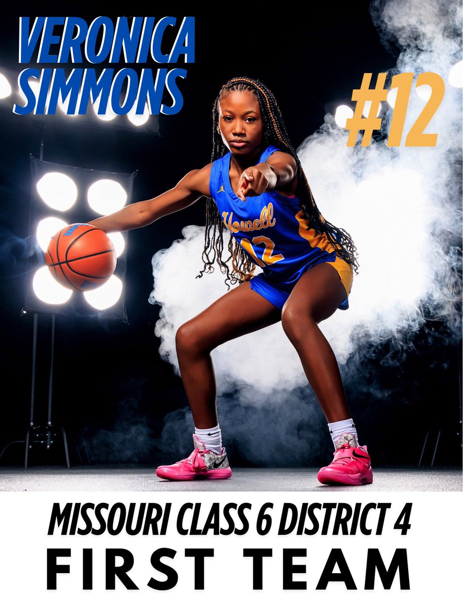 Freshman Veronica Simmons received State All District. Great job this season V! #etH