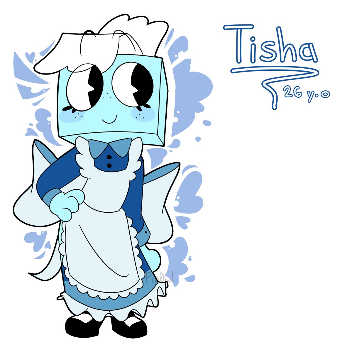 pip0wl's tweet image. uhhhh she&apos;s pretty

#dandysworld #dandysworldfanart #tisha