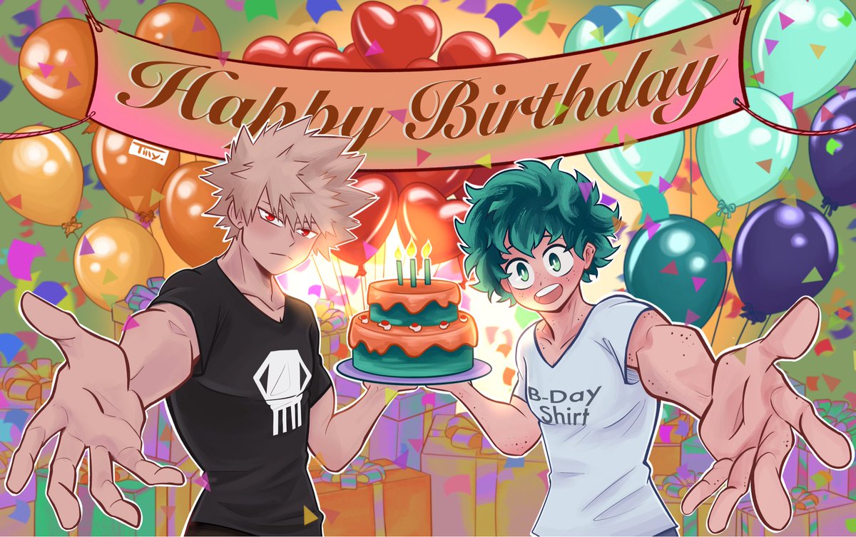 BKDK Wish you the best Bday 🥳🎊🎉🎁🎈🎀
#bkdk #dkbk #mha #bnha 
(This was a cute request✨)