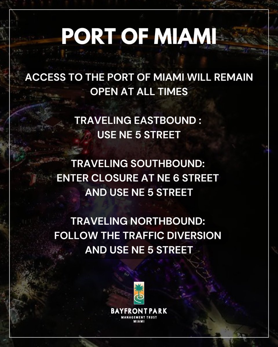Attention Miami Residents and Visitors! 
Due to the Ultra Music Festival, a traffic diversion plan will be in place in Downtown Miami to ensure better circulation and access to the area.