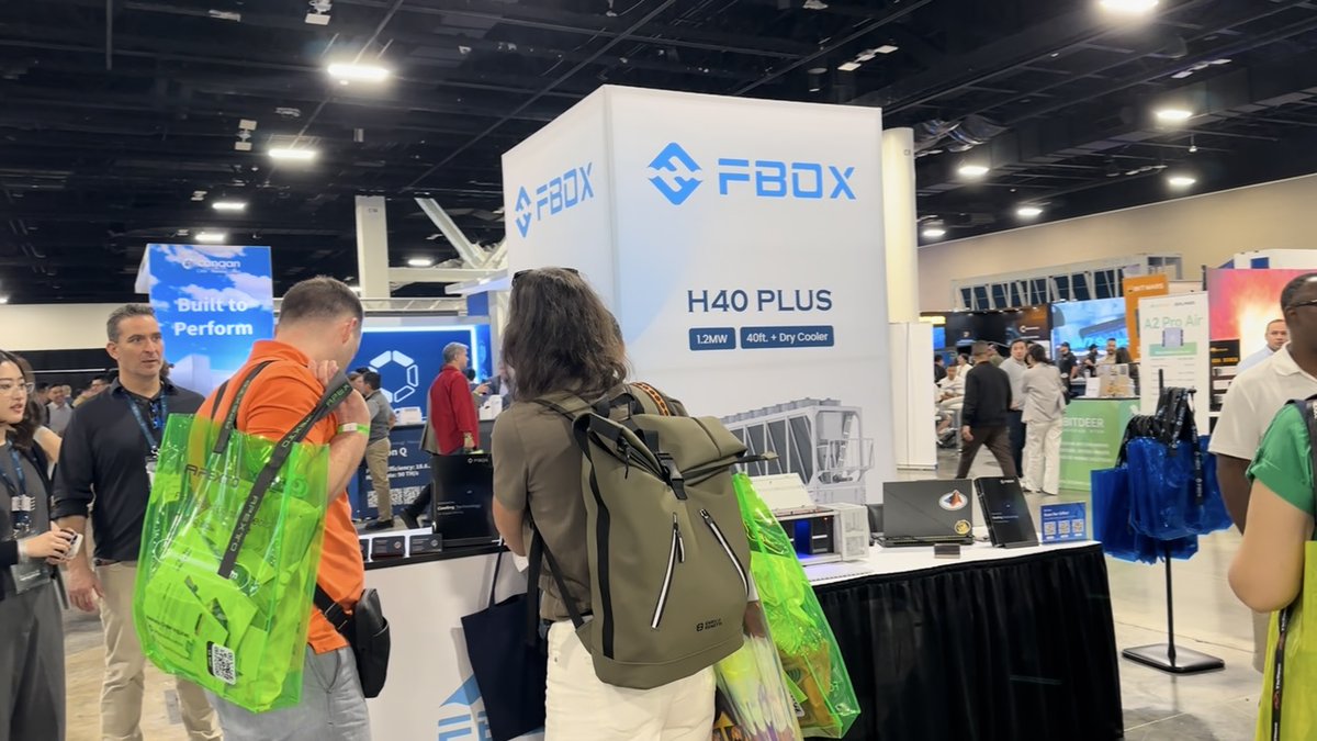 FBOXCooling (@fboxdata) on Twitter photo Day 1 of Mining Disrupt wrapped up! Our 40ft hydro cooling container stole the spotlight — thank you to everyone who stopped by and checked it out. More to come tomorrow! 💧📷
<a href="/MiningDisrupt/">Mining Disrupt® Conference November 11-13, 2025</a>
#HydroCooling #FBOX #Cooling #Tech #Cryptomining #Bitcoin #Miner #Innovation #Crypto Day 1 of Mining Disrupt wrapped up! Our 40ft hydro cooling container stole the spotlight — thank you to everyone who stopped by and checked it out. More to come tomorrow! 💧📷
<a href="/MiningDisrupt/">Mining Disrupt® Conference November 11-13, 2025</a>
#HydroCooling #FBOX #Cooling #Tech #Cryptomining #Bitcoin #Miner #Innovation #Crypto