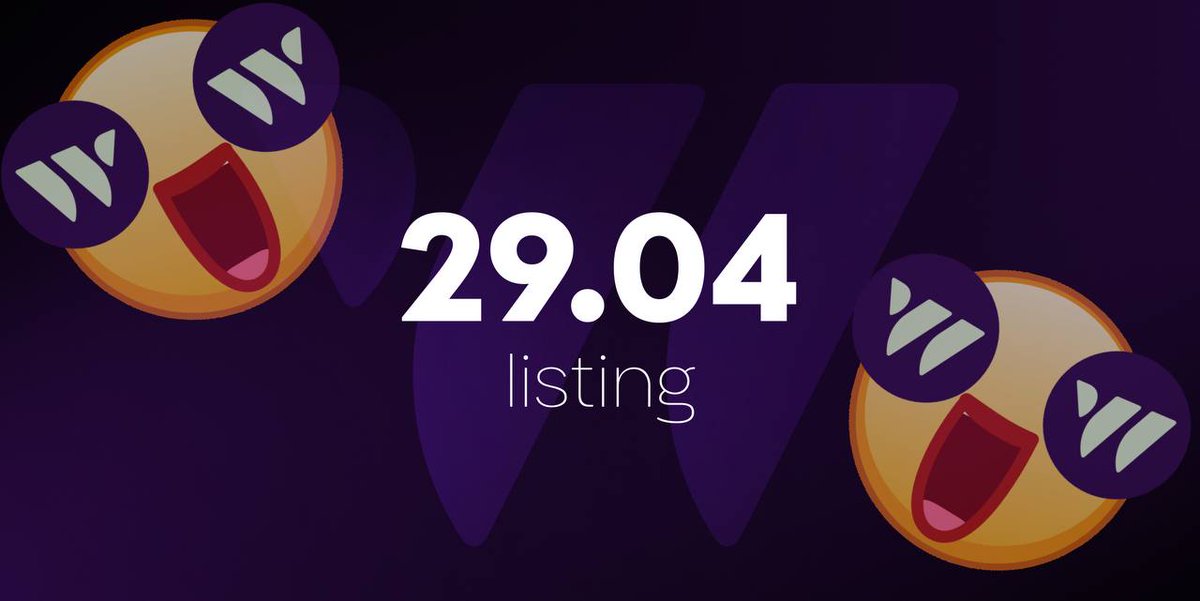 Breaking :- Final #wcoin  listing date 29 April 
No more delay 

What do you think W Coin is cooking or Not