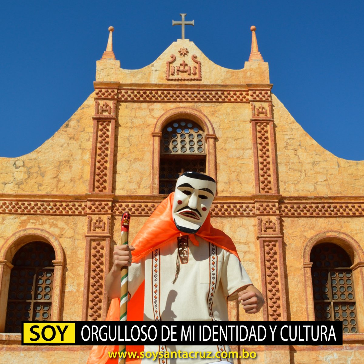 SoySCBolivia's tweet photo. POSTALES "SOY": Un poco de lo que somos y tenemos, otro tanto de lo que sentimos y nos enorgullece, sin que falte una pizca de ese "no sé qué" que nos hace únicos a los cruceños.

Acá una postal de la colección, ¡compartí con tus amigos y familiares!
Richard Vaca Pereira Suárez. https://t.co/wCuH6VcFqE
