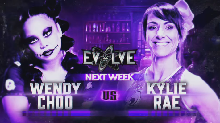RavenMurcielago's tweet photo. All official for Next Week's #WWEEvolve

- @IamKylieRae vs @therealestwendy 
- @Joe_Coffey vs @harlemlewiswwe 
- @DaniPalmer_wwe vs @Kali_wwe 

I CAN'T WAIT https://t.co/k09pUFrK5T