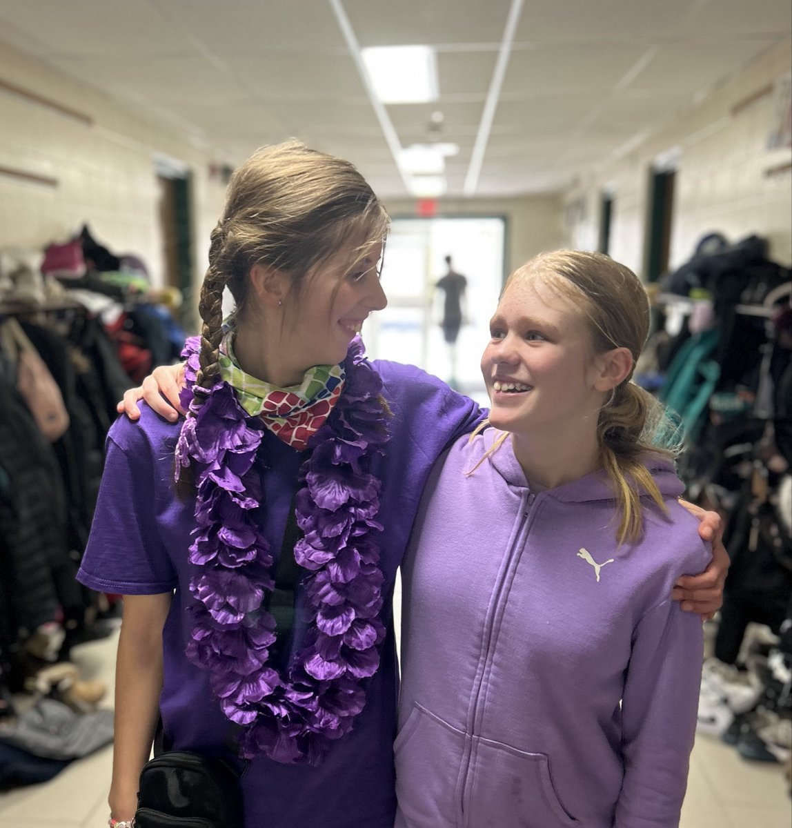 We wore purple today to support our friends on Epilepsy Day!  What a family! 💜💜💜 <a href="/JeannieArmstr20/">Jeannie Armstrong</a> <a href="/PVNCCDSB/">PVNCCDSB</a>